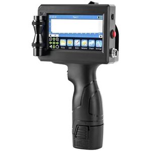 Draagbare 12,7 mm draagbare inkjetprinter QR Bde Batchnummer Logo Vervaldatum Labelprinter 25 talen Niet-gecodeerd Afdrukken in meerdere formaten(1 Cartridge-25.4mm)