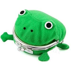 Frog Coin Bag, Cartoon Anime Portemonnee Portemonnee, voor Headset Key Credit Card Houder