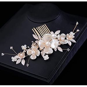 Haarkam Bruid Haarkammen Bruid Haarspeld Gala Bruiloft Haar Kam Parel Bruid Haaraccessoires Haar Zijkam Clips Bloem Haar Kam Clip Haar Sieraden Haarkam Bruiloft Zijkammen
