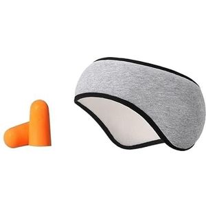 OneTreeTime Slaapmasker Drie lagen verduisterende oorkappen slapen ontspannend ruisonderdrukking masker winter oorbedekking hoofdband winter oorbeschermers warme oorbeschermers klassieke fleece