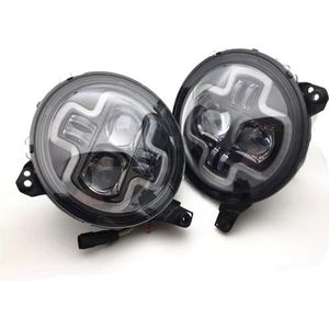 Auto Koplamp Lens Voor Jeep Voor Wrangler Voor JL 2018 2019 Voor Jeep Voor JL Voor Sport Hi Dimlicht 9Inch Led Koplampen