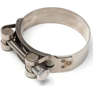 Uitlaatklemmen, RVS V-bandklem T-bout slang for autopijp en diameter 17-103 mm(36-39mm)