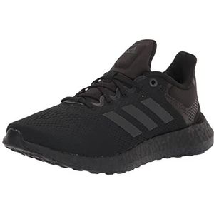 adidas Men's Pureboost 21 Running Shoe, Core Black/Core Black/Grey Six, 10