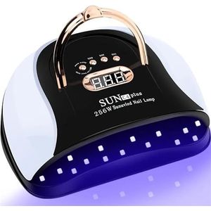 LED-nageldroger for snel uitharden, alle nagels, gellak, nagellamp, manicure-droogtimer, automatische sensor, manicure-salontool(White)