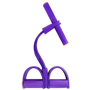 Pedaal Oefenaar Sit Up Pull Touwen Multi Functie Tension Touw Sterk Fitnessweerstand Banden Latex Pedaal Vrouwen Mannen Yoga Fitnessapparatuur Bureau Hometrainer Pedaal Oefenaar (Size : Purple)