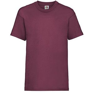 Fruit of the Loom Childrens/Kids Unisex Valueweight Short Sleeve T-Shirt (12-13) (Burgundy)