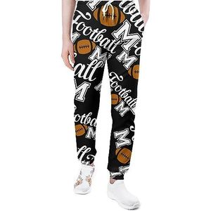 Voetbal Mom Joggingbroek voor Mannen Yoga Atletische Jogger Joggingbroek Trendy Lounge Jersey Broek L