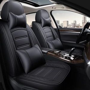 Stoelhoezen Beschermhoezen Pu Lederen Volledige Dekking 5 Seat Car Seat Cover Voor Kia Voor Sportage Voor Ceed Voor Rio Voor Niro Voor Stinger Voor Optima Voor Soul Voor Forte Voor Spectra(Zwart,Luxur