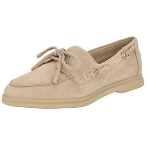 Guess Yomaya bootschoen voor dames, licht natuurlijk suède 111, 6.5 UK, Licht natuurlijk suède 111, 39.5 EU