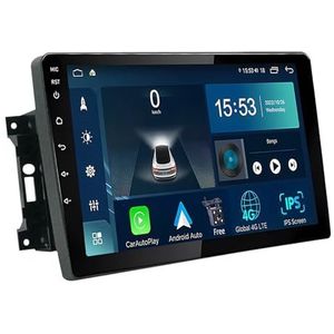Android 14.0 2 Din Autoradio 9"" Touchscreen Auto Stereo voor Jeep Wrangler 2007-2018 met Draadloze Carplay Android Auto GPS navigatie AHD Omgekeerd beeld Stuurwielbediening(S-1(2G+32G))