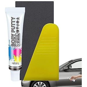 Tsuchiya Carrosserie-reparatiespatel, sneldrogende spatel voor het repareren van autolakspaanders, auto-polijstaccessoires, reparatievuller voor deuken en afbladderende verf, binnen 2 mm
