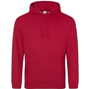 AWDis Heren College Hoodie - rood - S