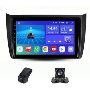 Autoradio 2 Din Bluetooth met Carplay en Android Auto,geldt voor Lifan 620EV 650EV 2015-2019 9 inch met touchscreen stereo auto ondersteunt stuurbediening Achteruitrijcamera(NF-1)