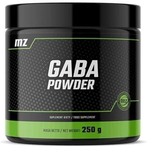 GABA Poeder 250g - Gamma-Aminoboterzuur 600 mg per portie - 416 porties per verpakking - Veganistisch en zonder toevoegingen - by MZ