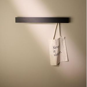 HAKU Möbel Kapstok wit, metaal - Maat: B 29 cm x H 176 cm x D 29 cm, Stijl: Modern