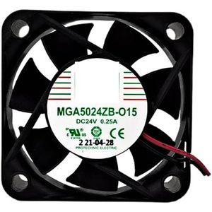 MGA5024ZB-O15 24V 015 0.25A 5015 9000rpm voor Yongli koelventilator