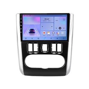 Dubbel Din Auto Stereo Compatibel Met Apple Carplay Android Auto Voor Nissan Almera 3 G15 2012-2019 Plug En Play AM/FM Autoradio Back-up Camera, Stuurbediening, Spiegel Link(NF-6 4G WIFI 8G+128G)