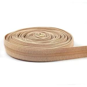 5M 8/10/15/20/25mm elastische band voor ondergoed siliconen antislip stretch rubberen beha riem tapes DIY naaien accessoire-FleshPink-25mm-5meter