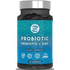 Darmprobiotica en Prebiotica 30 Capsules - 100 miljard CFU - 30 bacteriestammen - Probiotica en Probiotics capsules voor Darmflora & Supplement Spijsverteringsgezondheid
