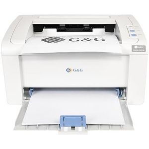 G&G P2022W Draadloze Monochroom Zwart en Wit 22ppm A4 Laserprinter - Enkele Functie voor Klein Kantoor/School en Thuis
