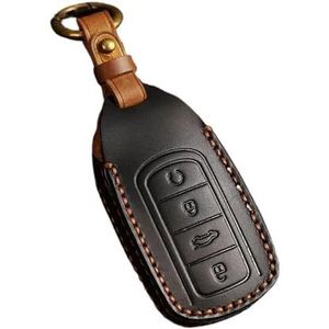 Autosleutel beschermhoes Auto Gewijd Lederen Sleutel Case Voor Chery Voor EXEED Voor RX Voor Suv 2023-Houder Shell Afstandsbediening Sleutelhanger Accessoires Sleutel Shell(A)