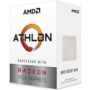 AMD YD200GC6FBBOX Athlon 200GE Retail AM4 Dual Core 3, 30 GHz CPU - Zwart