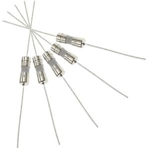 20 stuks 3,6 x 10 mm slow break met pin Fast Blow keramische zekeringen 3,6 x 10 mm 250 V 1 A 2 A 3,15 A 4 A 5 A 6 A 6,3 A 8 A 10 A (5 A)