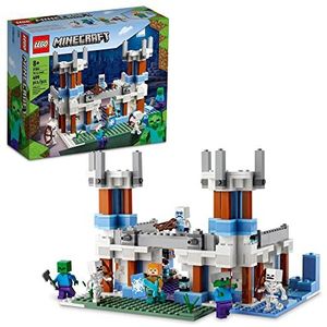 LEGO Minecraft The Ice Castle 21186 bouwspeelgoedset voor kinderen, meisjes en jongens vanaf 8 jaar (499 stuks)