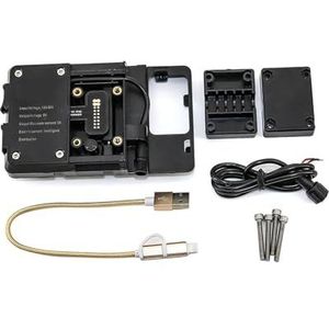 Telefoon Mount Motorfiets GPS Smart Telefoon Navigatie Mount Montagebeugel Adapter Houder Universele Mobiele Telefoon Stand Voor BMW C400X C400X GPS Navigatiehouder(A set)