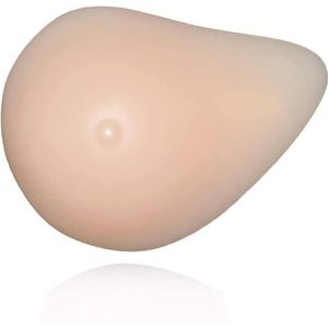 HomeJoySet Zelfklevende Siliconen Borstprothese-bh-pads Na Een Mastectomie - Versterkende Inlegzolen For Borstkankerpatiënten, Vrouwen Zonder Tepels En Travestieten(Left Side Only_350g/Piece)