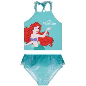Disney Meisjes Badpak, De Kleine Zeemeermin Zwempak, Ariel Tankini Meisjes Veelkeurig 104