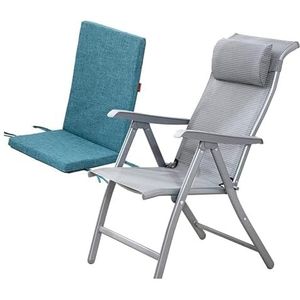 Stoelen Klapstoelen Spons Zitkussen Draagbare Verstelbare Campingstoel Thuis Balkon Lunchpauze Stoel Outdoor Evenementstoel Picknick (Color : A, Size : 43x28x18in)