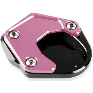 Motorfiets zijstandaard pad Voor Kawasaki Voor Ninja 400 2022-2023 Z400 2022-2023 KLX125 2010-2016 Motorfiets Zijstandaard Vergroten Pad Plaat Kickstand Verlenging(ROZE)