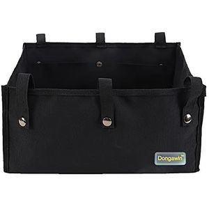 Dongawin Walker Bag Onder Seat voor Wiel Rollator, Rollator Bag Tote Organizer Pouch Opslag voor Wandelaars voor Senoirs, Walker Accessoires. (Groot, Zwart)