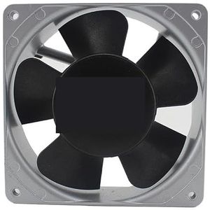 120mm 12038 AC 200V koelventilator, MU1238A-41B, 13/14W, industrieel metalen frame, 120x120x38mm voor kastkoeling
