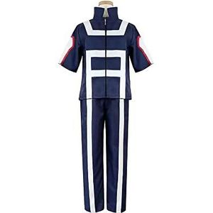 DUALY MHA Manga kostuum One for All Carnaval 3D-print schooluniform sport cosplay Kerstmis Halloween voor mannen vrouwen jongens en meisjes homme (XL)