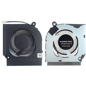 CPU-ventilator GPU-koelventilator vervanging voor ACER Nitro 5 AN517-41 AN517-52 AN517-54 AN515-44 CPU-koelventilator, 4-pins, 5V (CPU-ventilator)