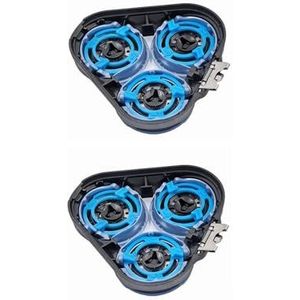 A61T Vervangende scheerkop voor S6000, S6011, S6015, S6840, geschikt voor S6550, S6580, S6670, S6688, S6875, S5266, scheermes, eenvoudig opsteken, grondige scheerbeurt (2 stuks)