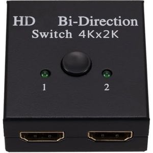 Nieuwe HDTV Splitter 1 in 2 HDTV Switcher HDTV 2-in-1 Out HDTV Bidirectionele Converter Switch