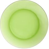 Duralex Lys Collection | platte borden van glas, kleur groen, 23,5 cm, 6-delige set, van robuust glas, vaatwasmachinebestendig, gemaakt in Frankrijk