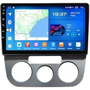 Android 11 Dubbel Din Stereo Auto Multimedia Radio Voor Volkswagen VW Jetta 5 2005-2010 9 Inch Dubbel Din Auto Stereo Head unit Ondersteuning 4G WIFI Bluetooth Stuurbediening Carplay(A A200S 4G+WIFI 8