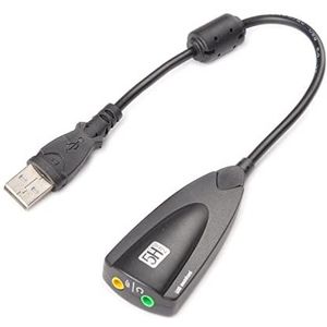 USB 2.0 externe audio-adapter 7.1 geluidskaart Dynamic 3D Surround Sound Card voor computer notebook