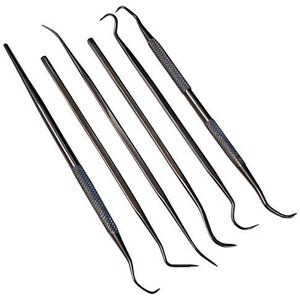 6Pc Diverse Pick & Hook Set voor Seal Removal Schrapen Schoonmaken etc