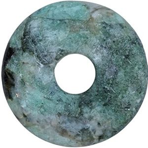 Lebensquelle Plus Smargad edelsteen donut | Ø 30 mm hanger, Halfedelsteen, Smaragd