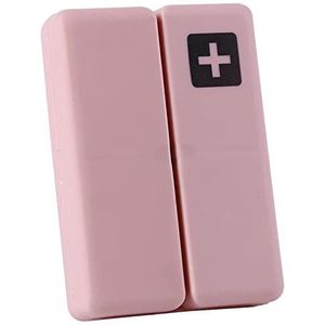 Pillendoos, 7-daagse wekelijkse pillenorganizer, opvouwbare pillenhouder, draagbare reispillenorganizer, pillenorganizer, magnetische opvouwbare pillenetui, medicijndoos voor medicijnen levertraan
