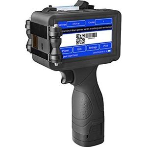 Handbediende Printer, Handheld-inkjetprinter Qr Code Handheld online printer Volautomatische kleine handheld inkjetprinter Altijd Afdrukken