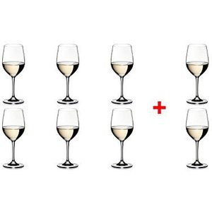 Riedel Vinum Kauf 8 Zahl 6, 8 x Viognier/Chardonnay, Weißweinglas, hochwertiges Glas, 350 ml, 7416/05