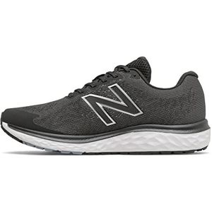 New Balance Heren 680 V7 hardloopschoen, Zwart, 44.5 EU