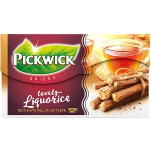Pickwick - Specerijen Mooie Zoethout Zwarte Thee - 20 Theezakjes