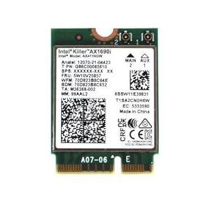 Intel Killer Wi-Fi 6E AX1690 Intern WLAN 3000 Mbit/s